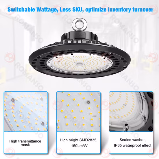 Warehouse Epistar Romanso China Interior Lighting Light Aluminum with Factory Price