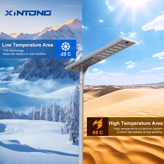 IP67 80W Waterproof Outdoor Energy Saving ODM All in One Integrated Solar Power Road LED Street Light with Battery